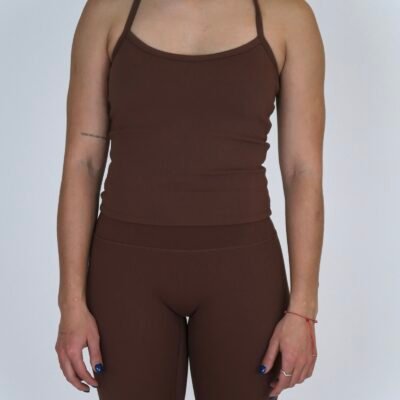 COMFORT TANK TOP BROWN